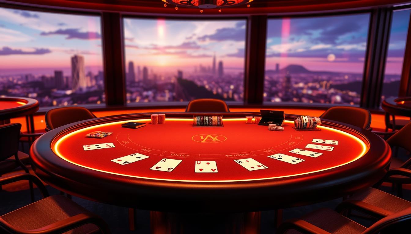 Permainan Poker Online dengan Tampilan Interaktif